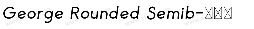 George Rounded Semib字体转换